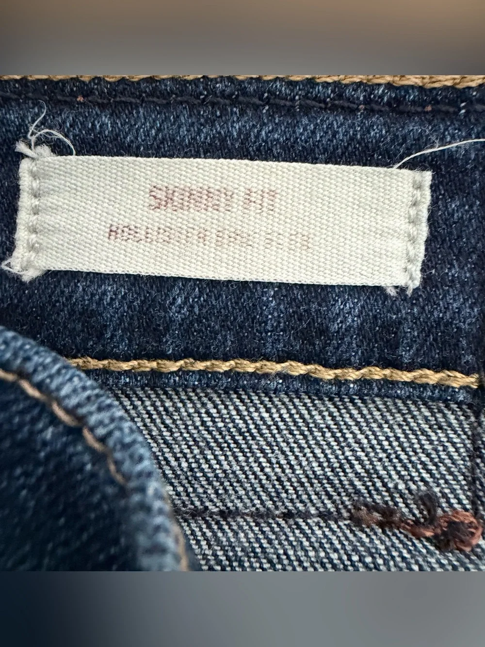 Hollister Jeans Mens 28x30 Skinny Fit Stretch Blue Med Wash Denim Y2K Streetwear